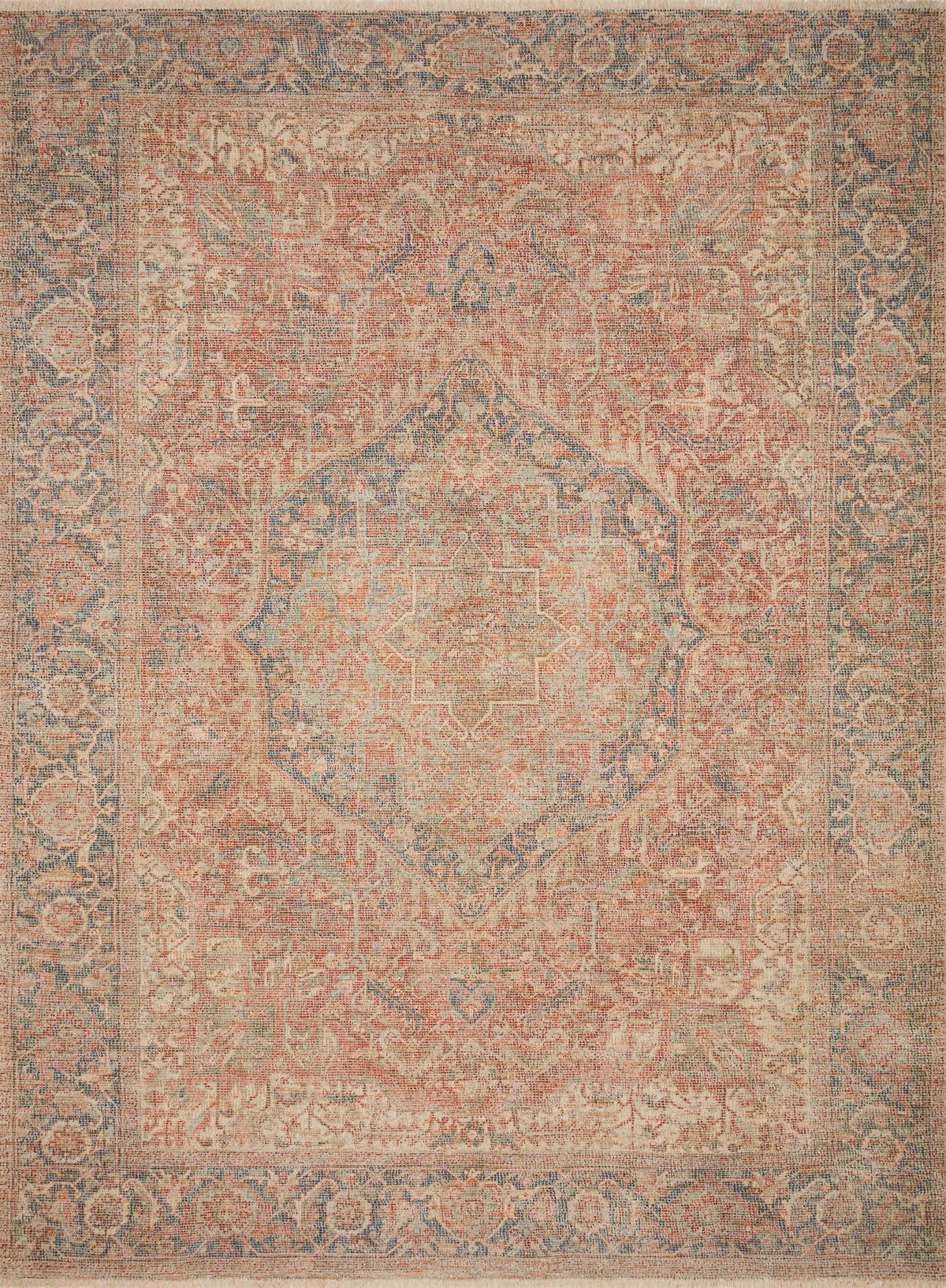 Brick Navy 8'6 x 12' Rug Z357632