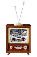 Brown Musical TV with Revolving Train U685
