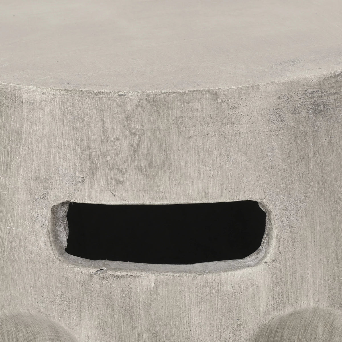 Contemporary Lightweight Concrete Accent Side Table L805517