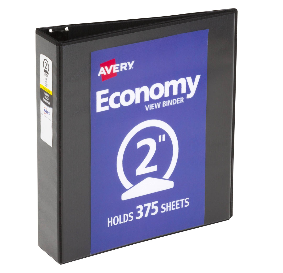 Black 2" Round Ring Binder J102928