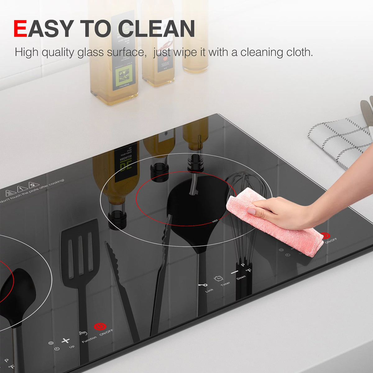24 Inch 2400W Electric Ceramic Cooktop V190792