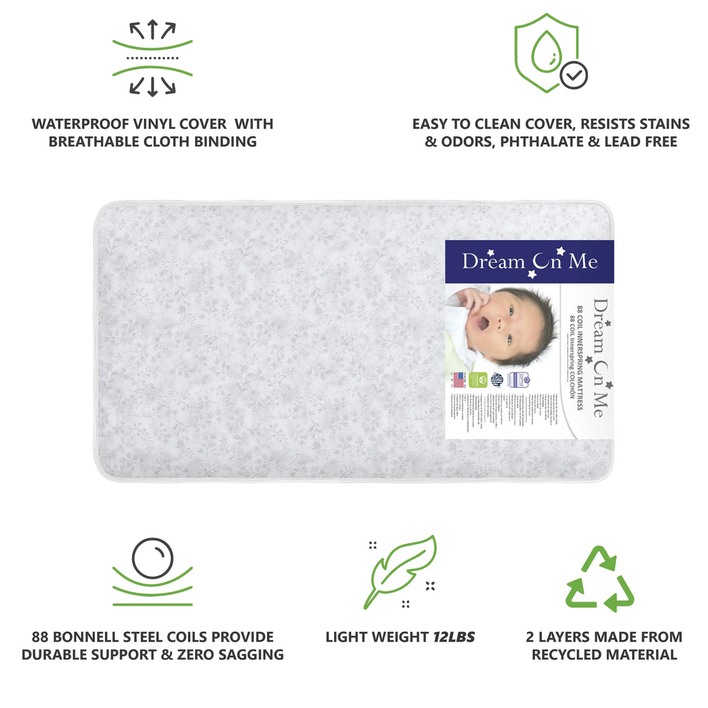 5" 88 Coil Crib & Toddler Mattress Z552340