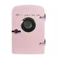 1 cu. ft. 6-Can Retro Mini Fridge in Pink W74996