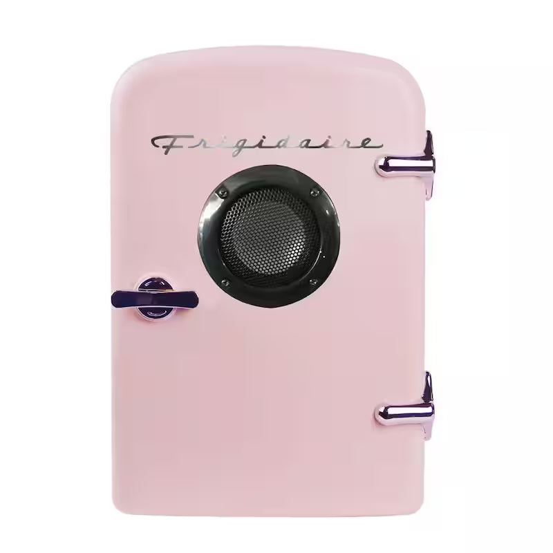 1 cu. ft. 6-Can Retro Mini Fridge in Pink W74996