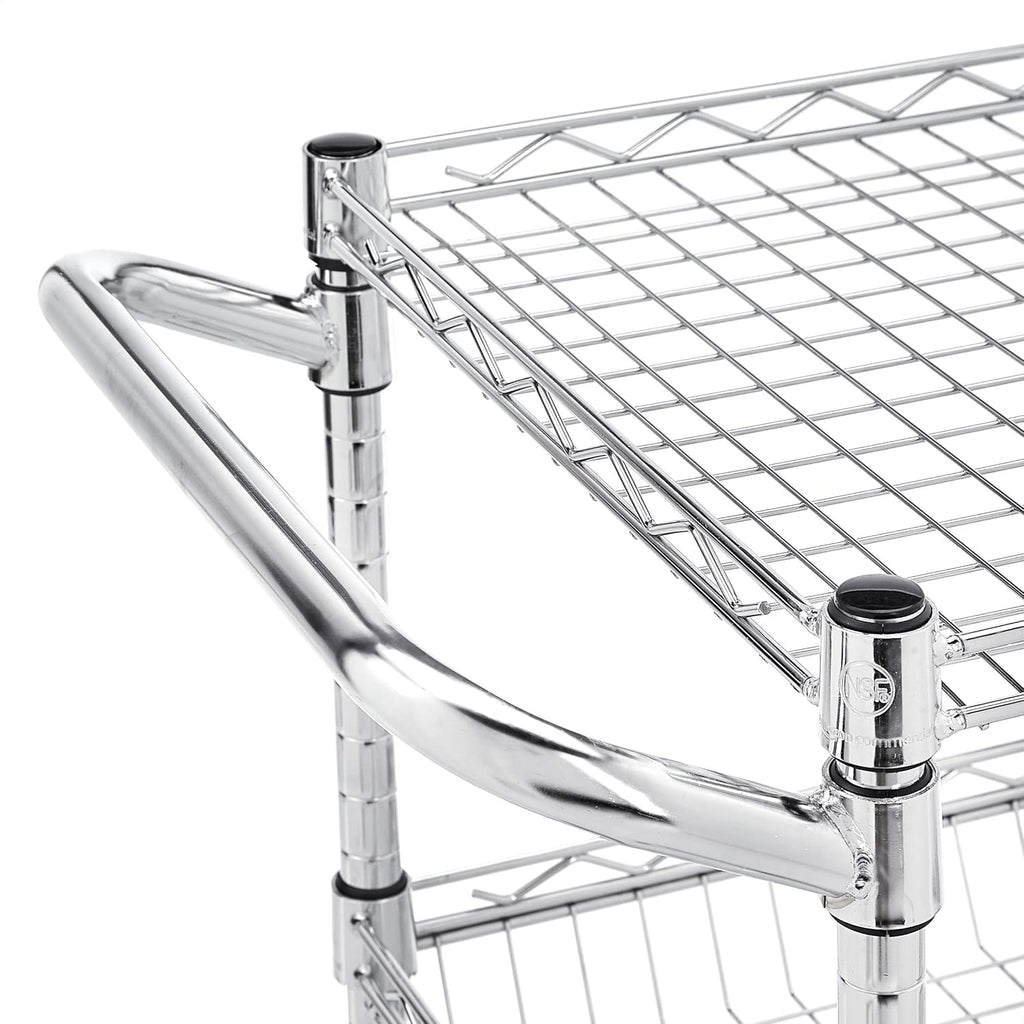 Heavy-Duty 3-Tier Utility Cart V75871