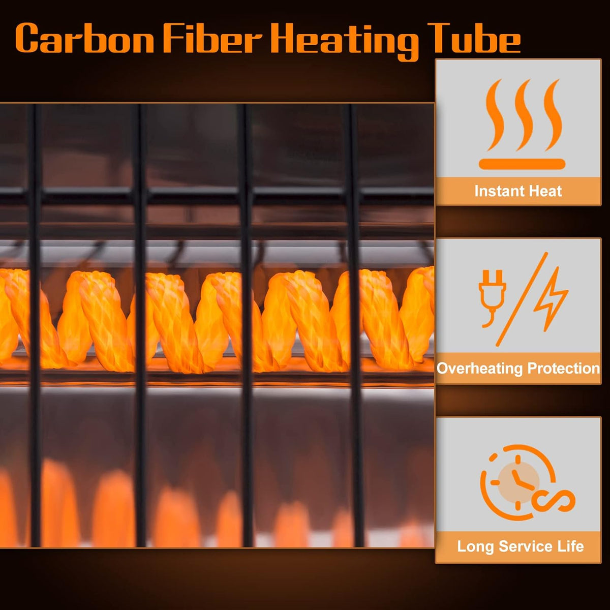 1500W Electric Infrared Patio Heater A710919
