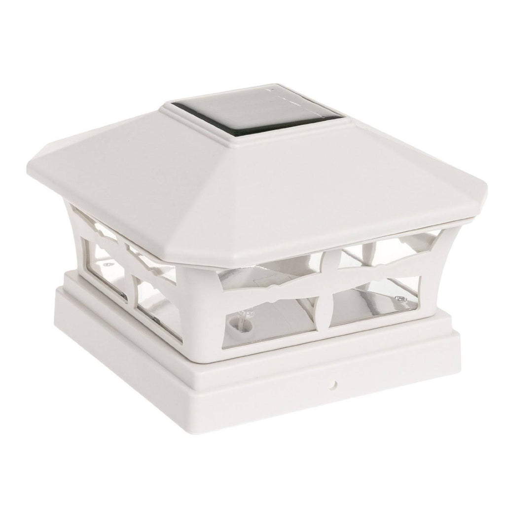6 Pack Solar Powered Post Cap Light S604832