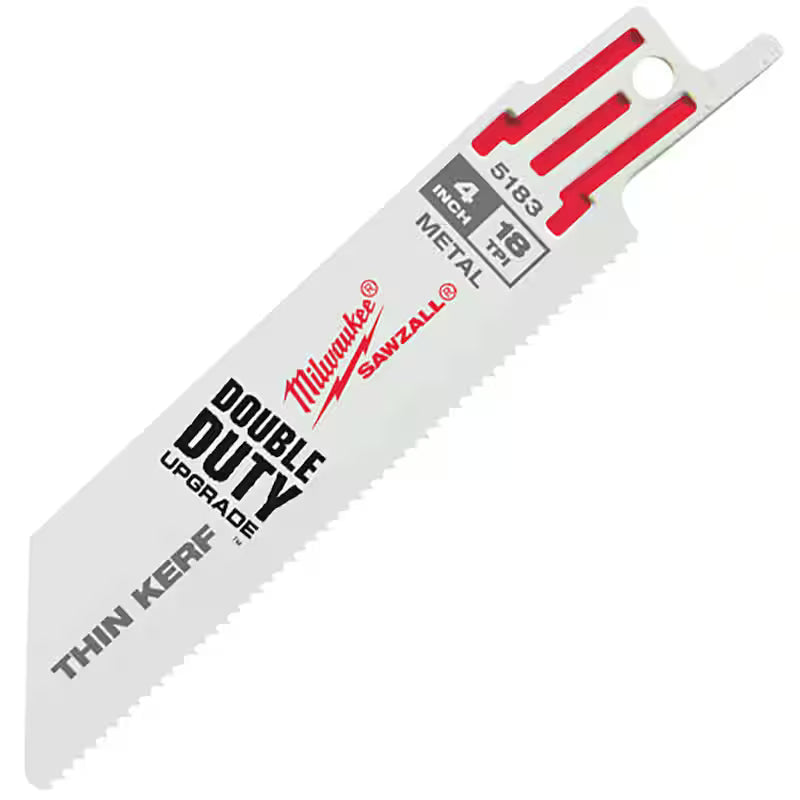 18 TPI Metal Cutting Reciprocating Saw Blades 100-Pack S718