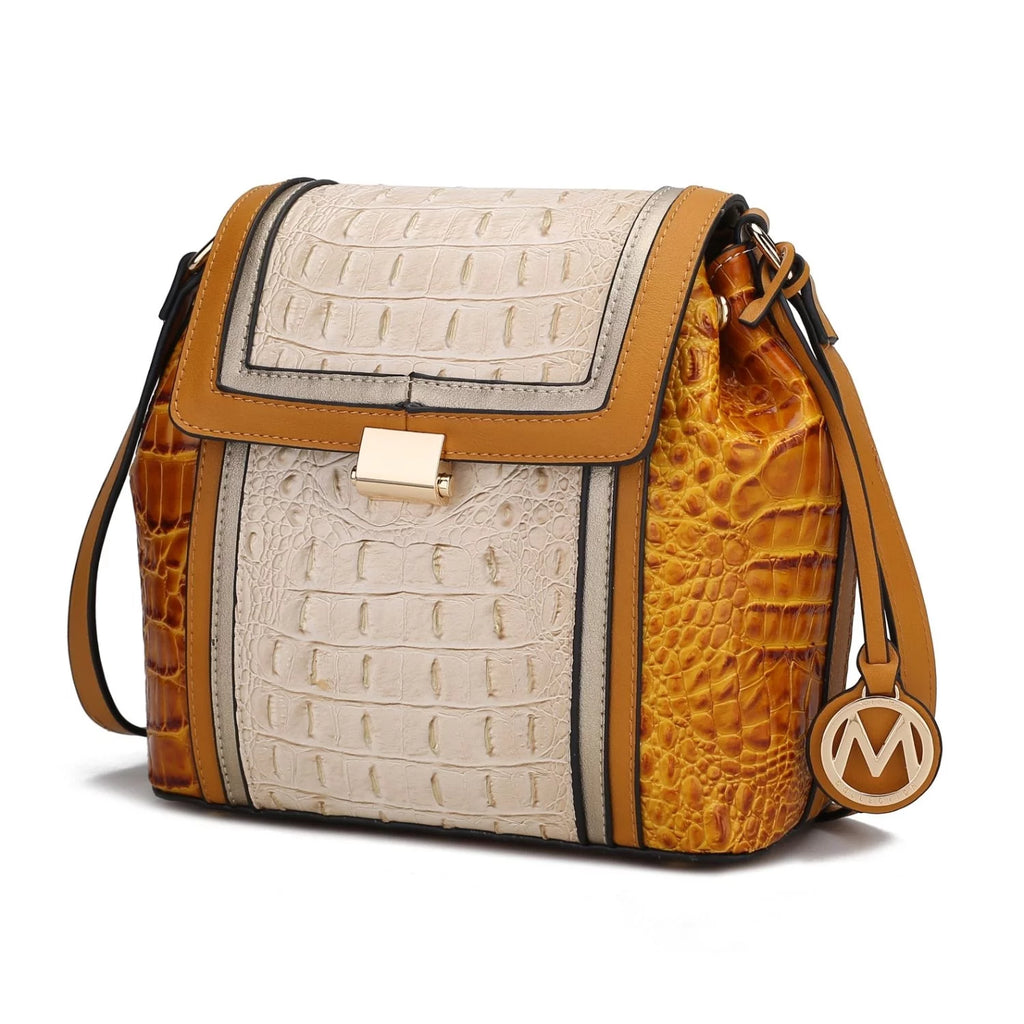 Brown Vegan Leather Shoulder Bag K818