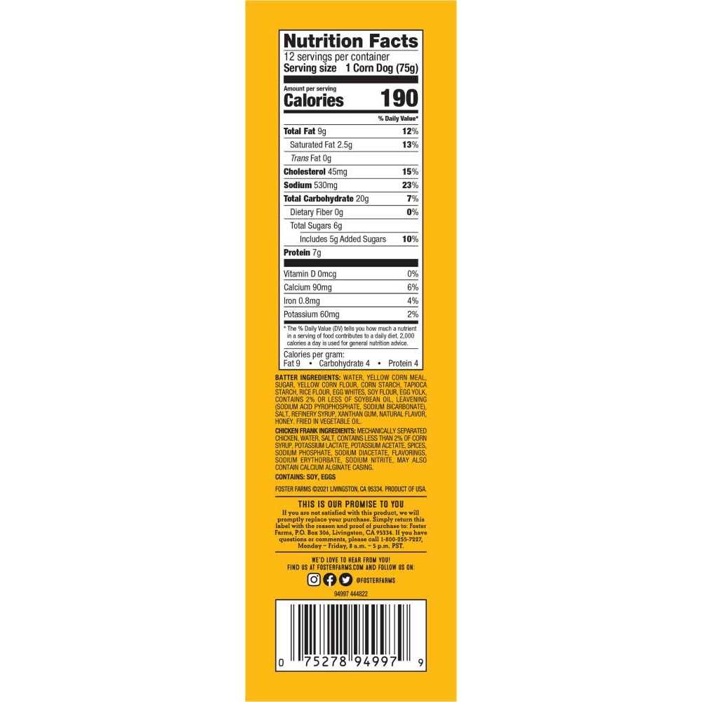 Corn Dogs Honey Crunchy Flavor J462249
