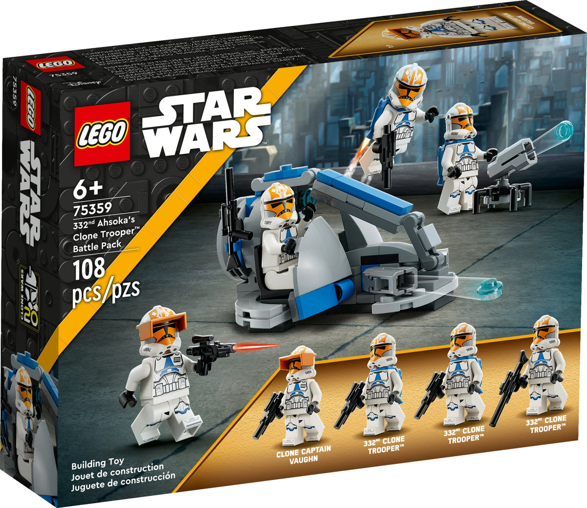 Building Toy Set with 4 Star Wars Figures C82263