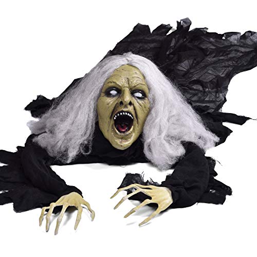 Halloween Zombie Witch Decoration with Bendable Arms E13860
