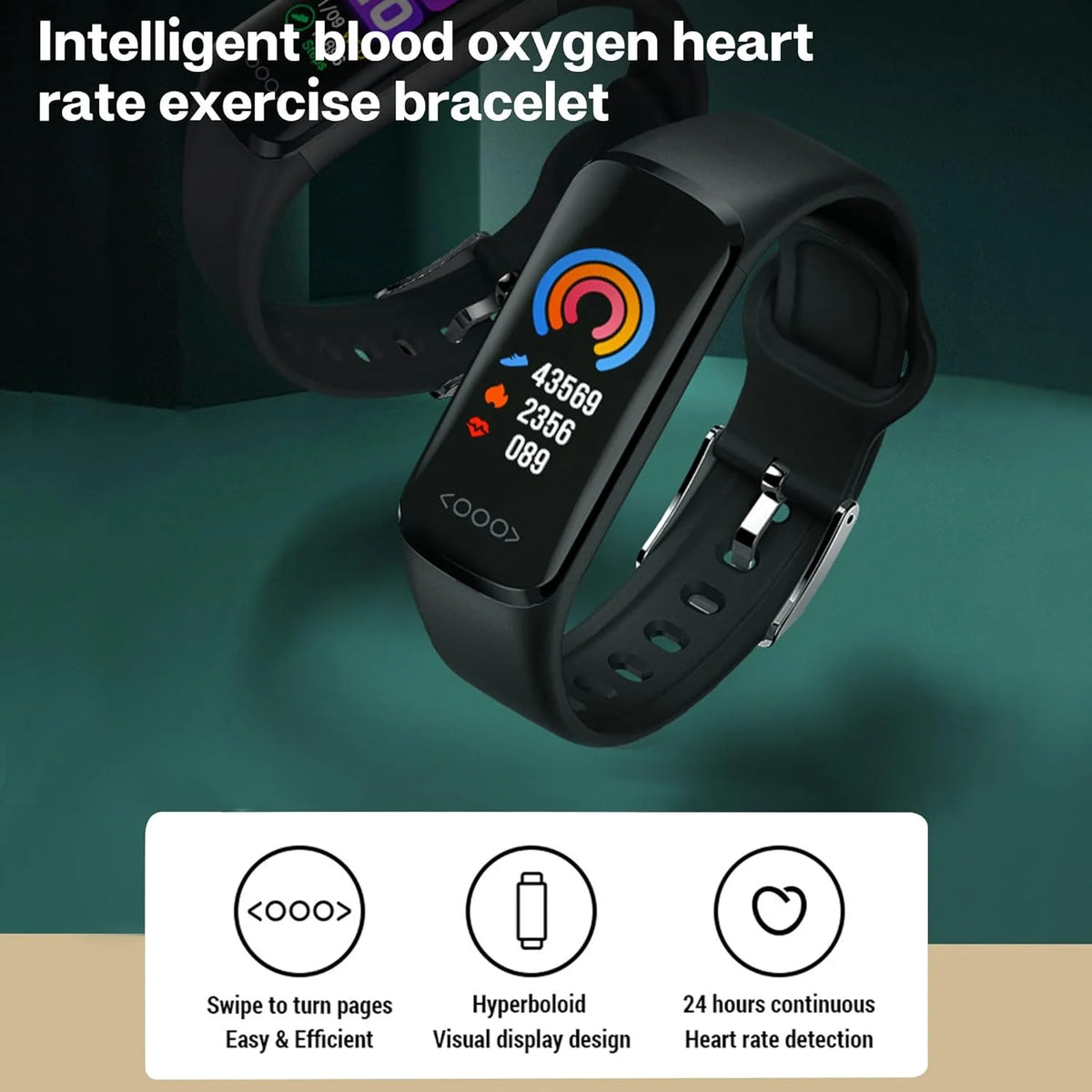 Fitness Tracker Smart Watch with Blood Pressure Monitor G82646