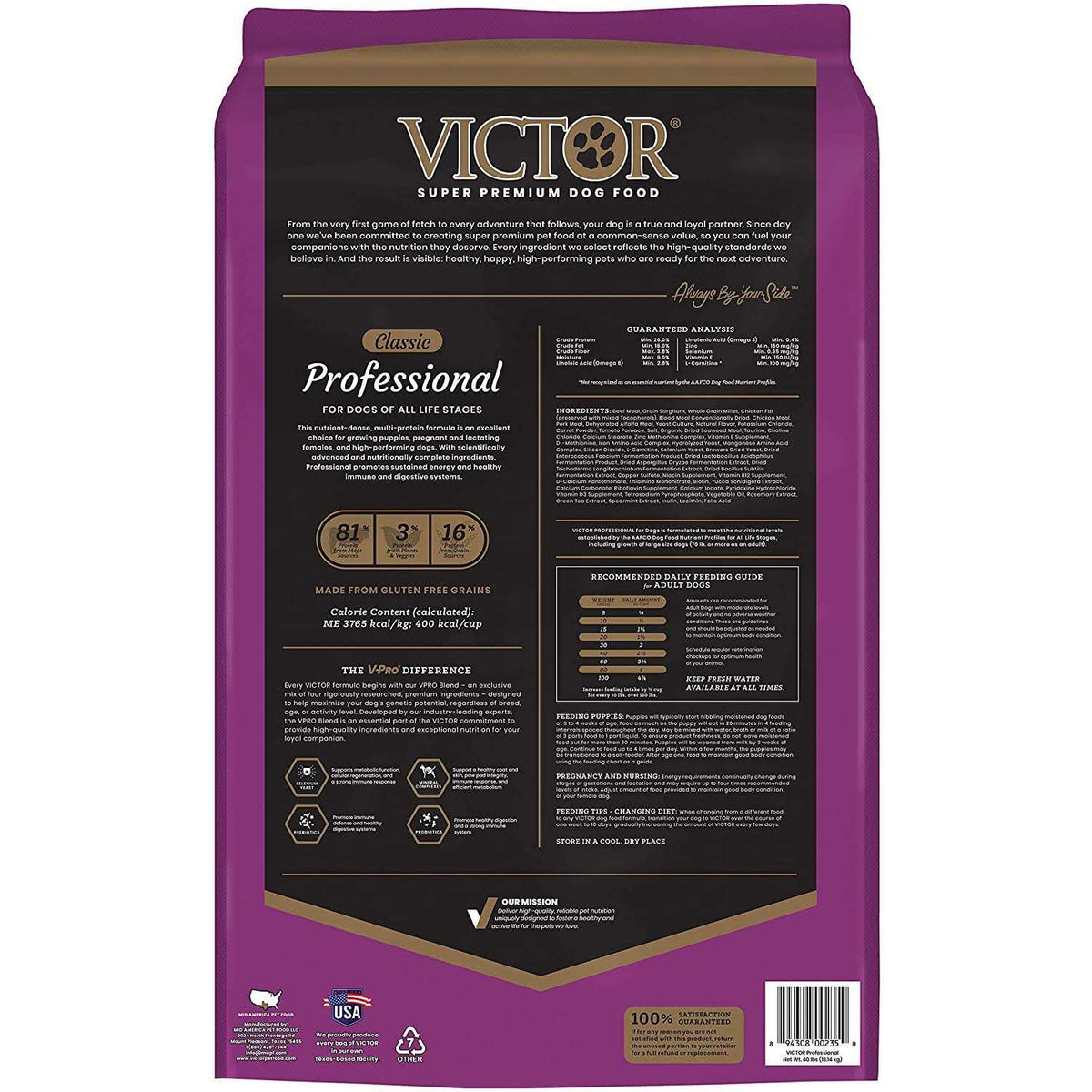 Professional Dog Food J71295