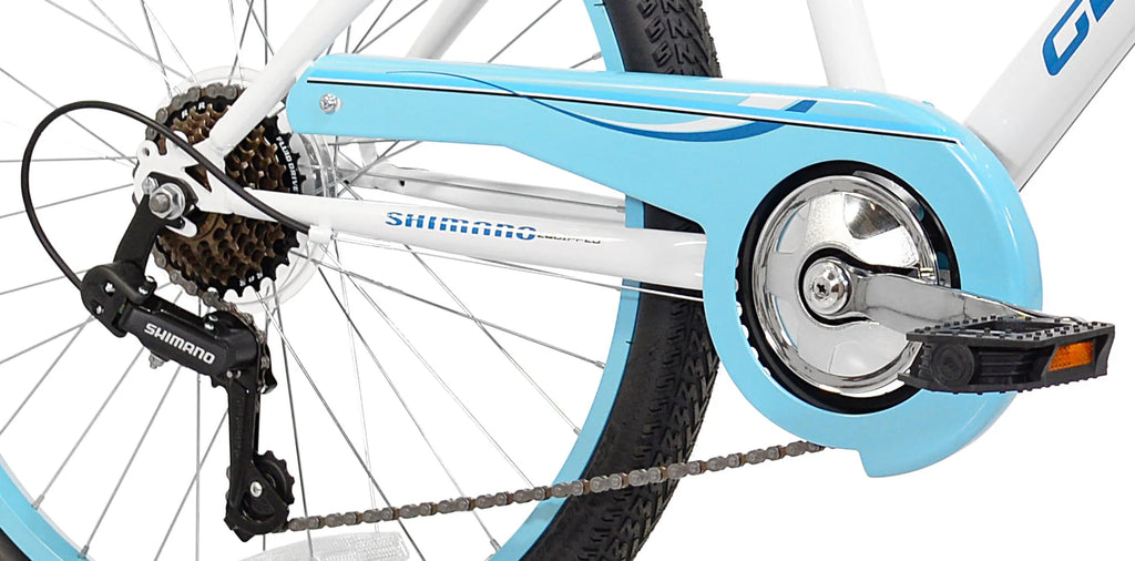 White/Blue Bike N88449