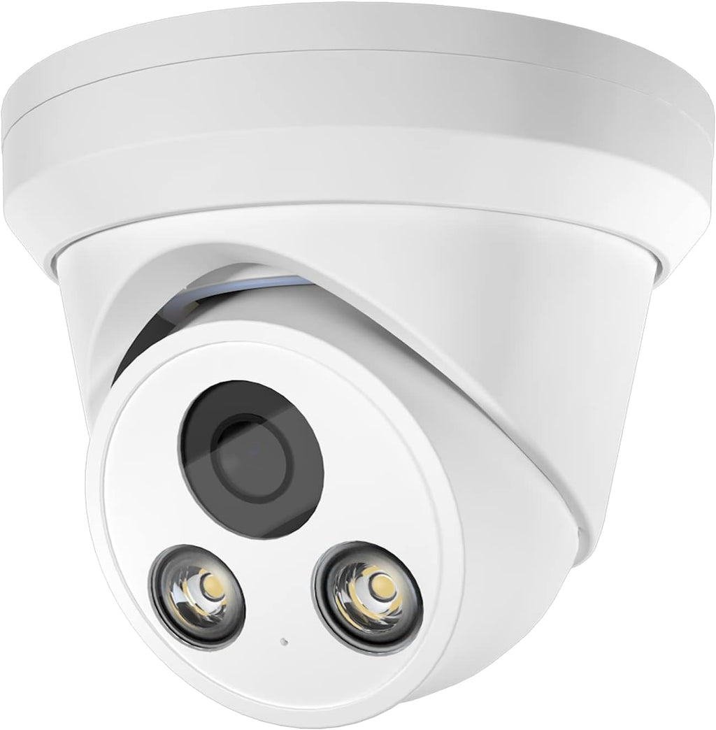 5MP Full-Color PoE IP Outdoor Dome Security Camera with 2.8mm Fixed Lens Q5015
