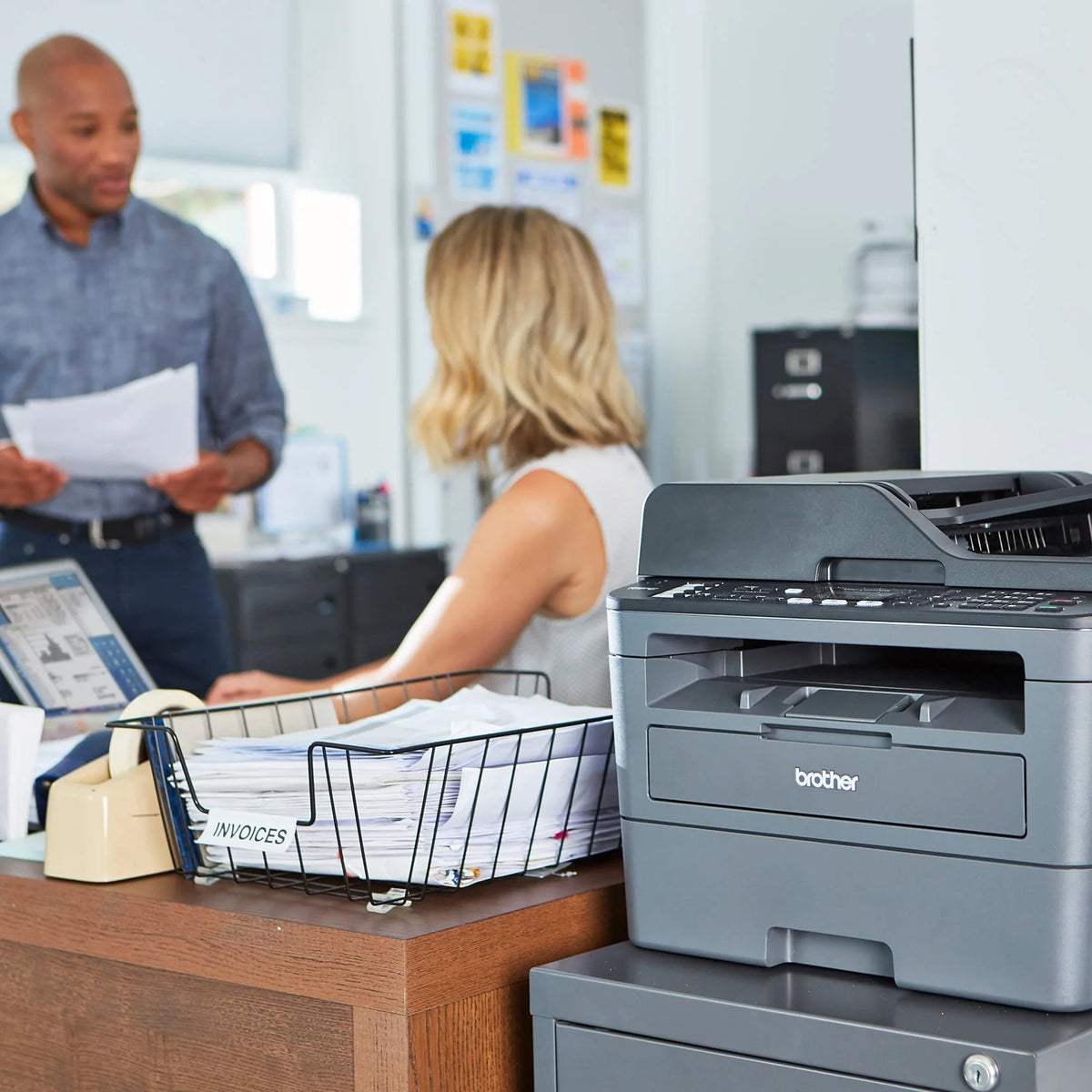 Restored Compact Laser All-in-One Printer, Wireless Duplex Printing Z39216
