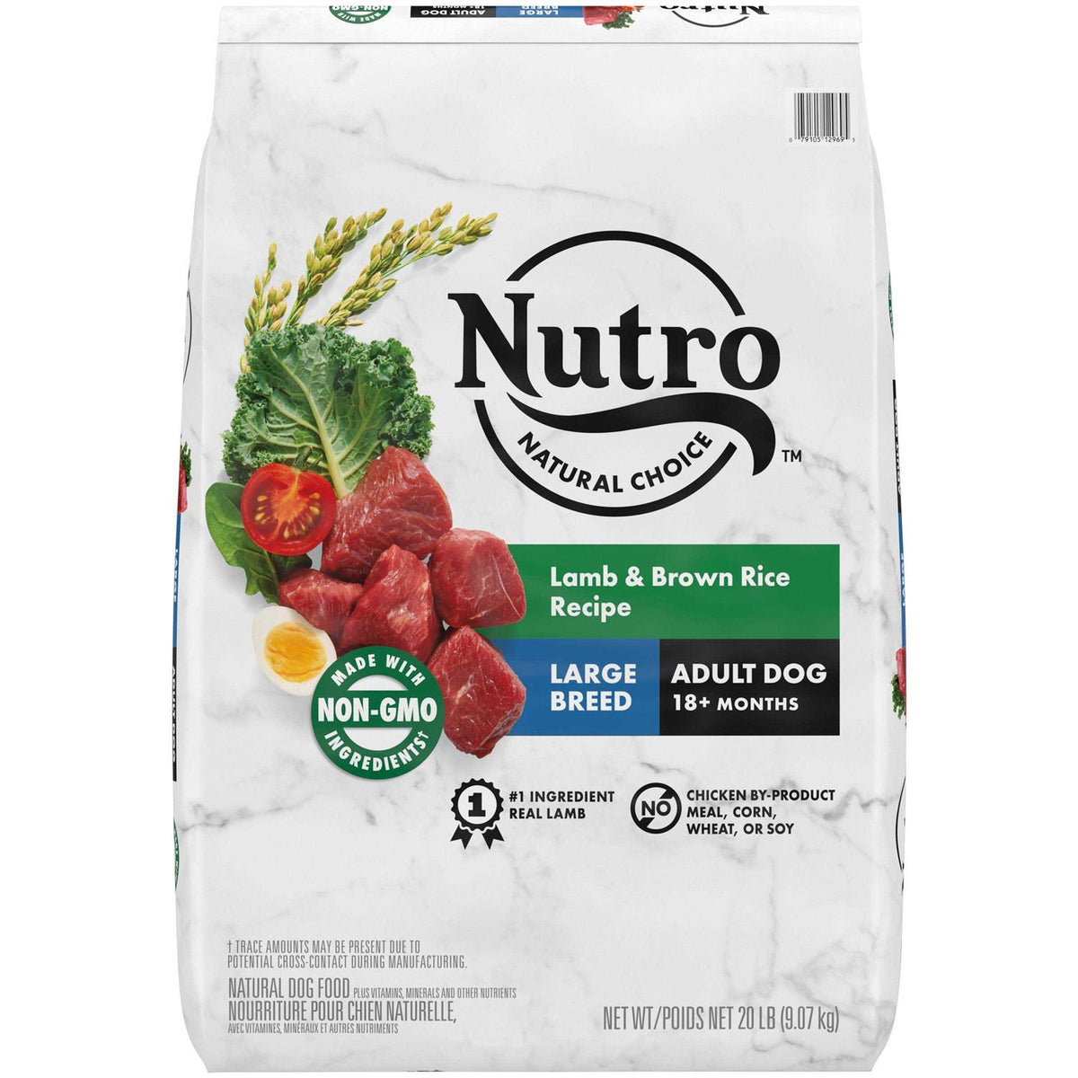 Large Breed Adult Lamb & Rice Dry Dog Food P4511