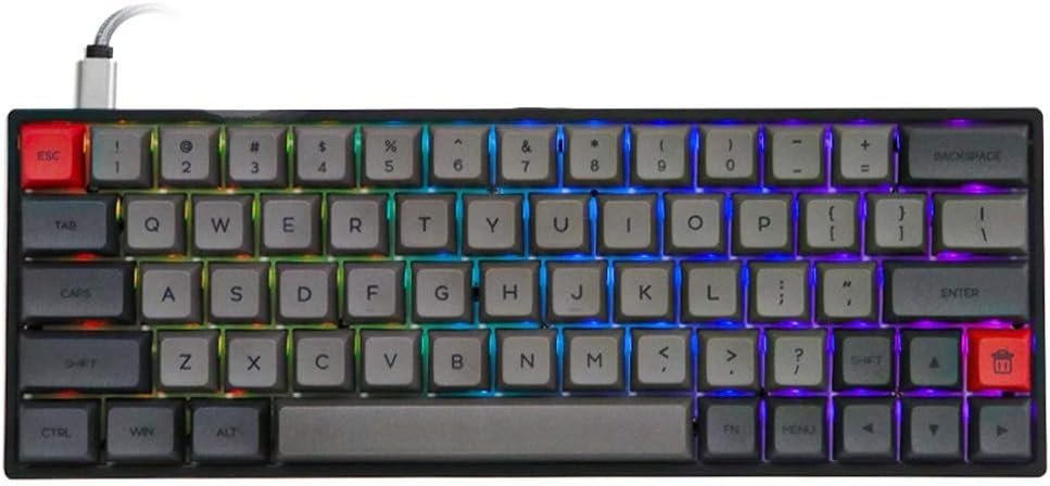 Hot Swappable Bluetooth 5.1 Wireless/Wired RGB Backlit Mechanical Keyboard C309