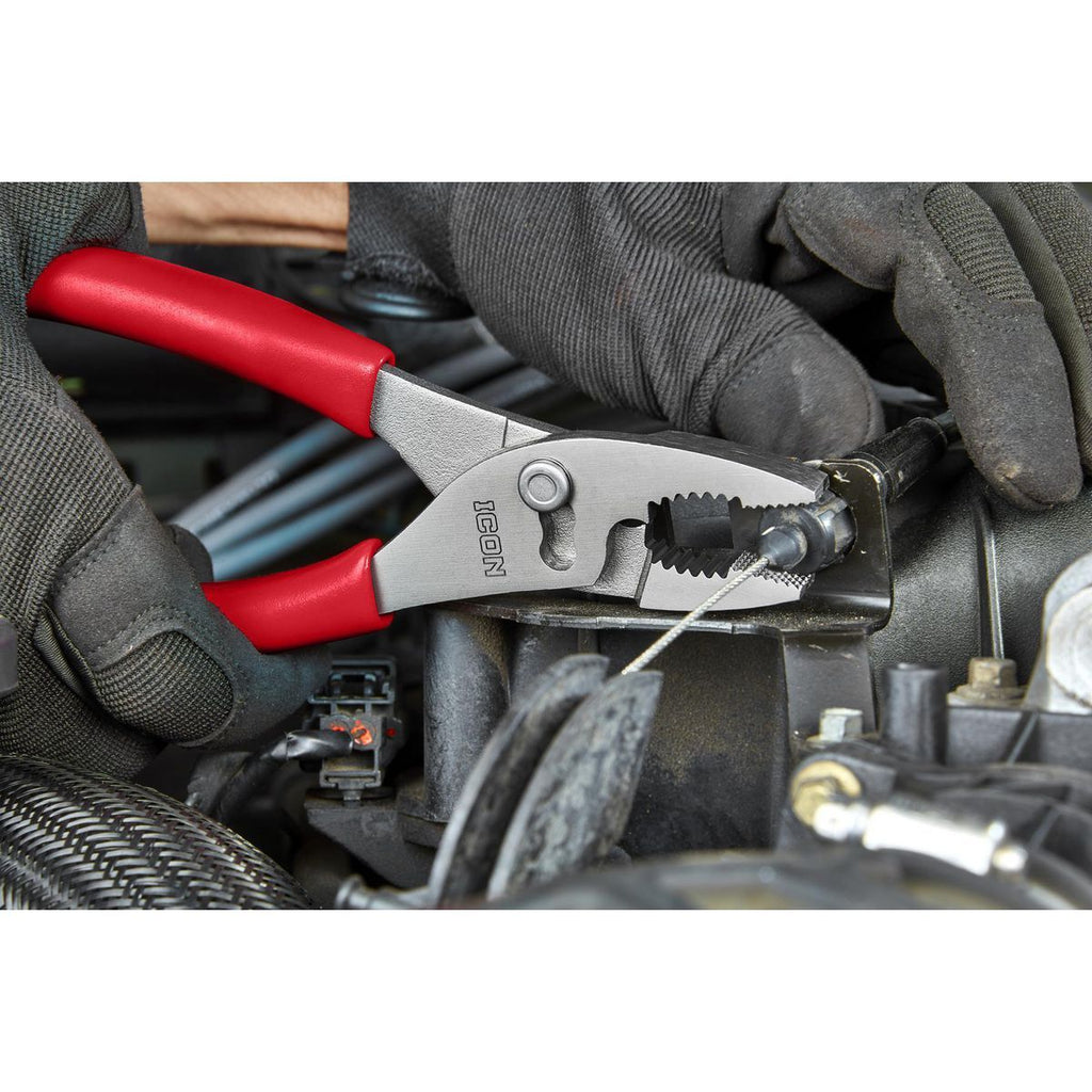 8 in. 3-Position Slip-Joint Pliers F682246