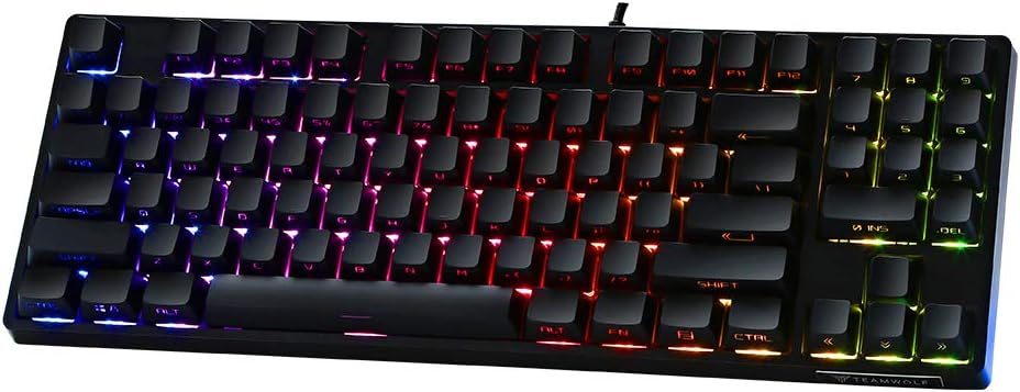 89 Keys Mechanical Gaming Keyboard with Cherry MX Blue Switch E121