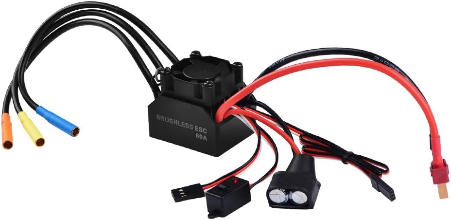 Waterproof 3650 3100KV Sensorless Brushless Motor with 60A Brushless ESC I7010
