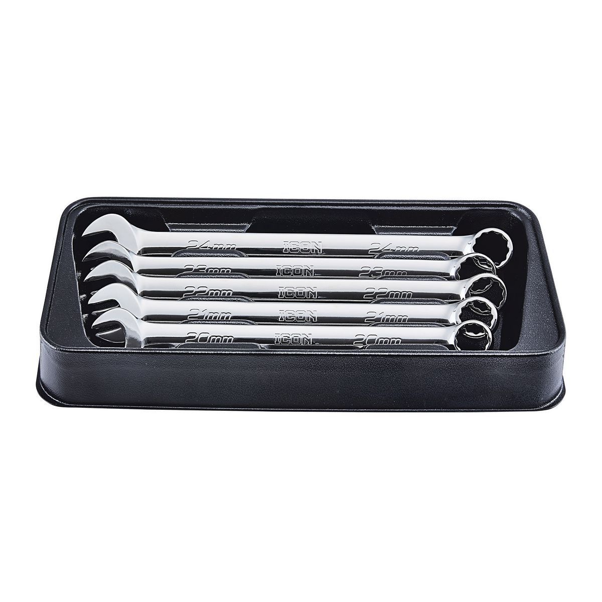 Metric Combination Wrench Set, 5 Piece Y54741