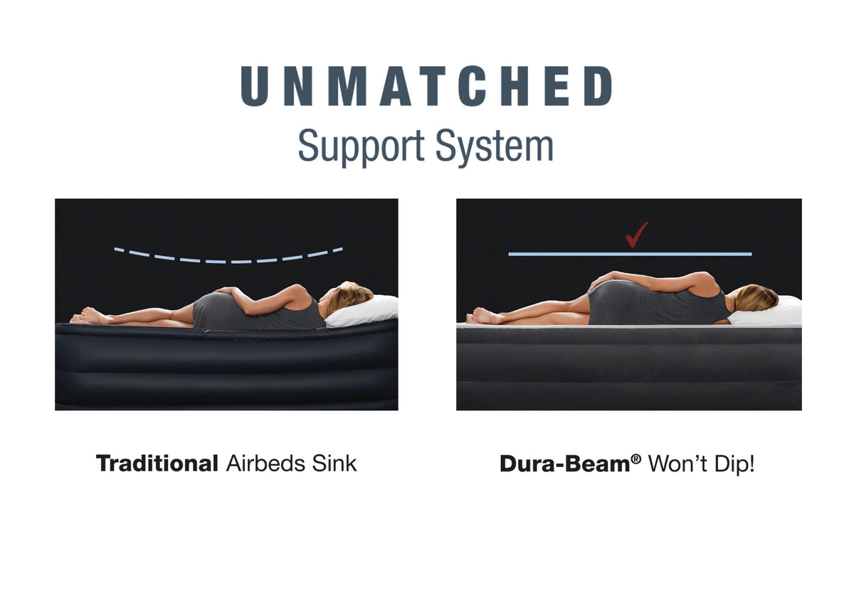 Queen Air Bed with Built-in Pump T51883