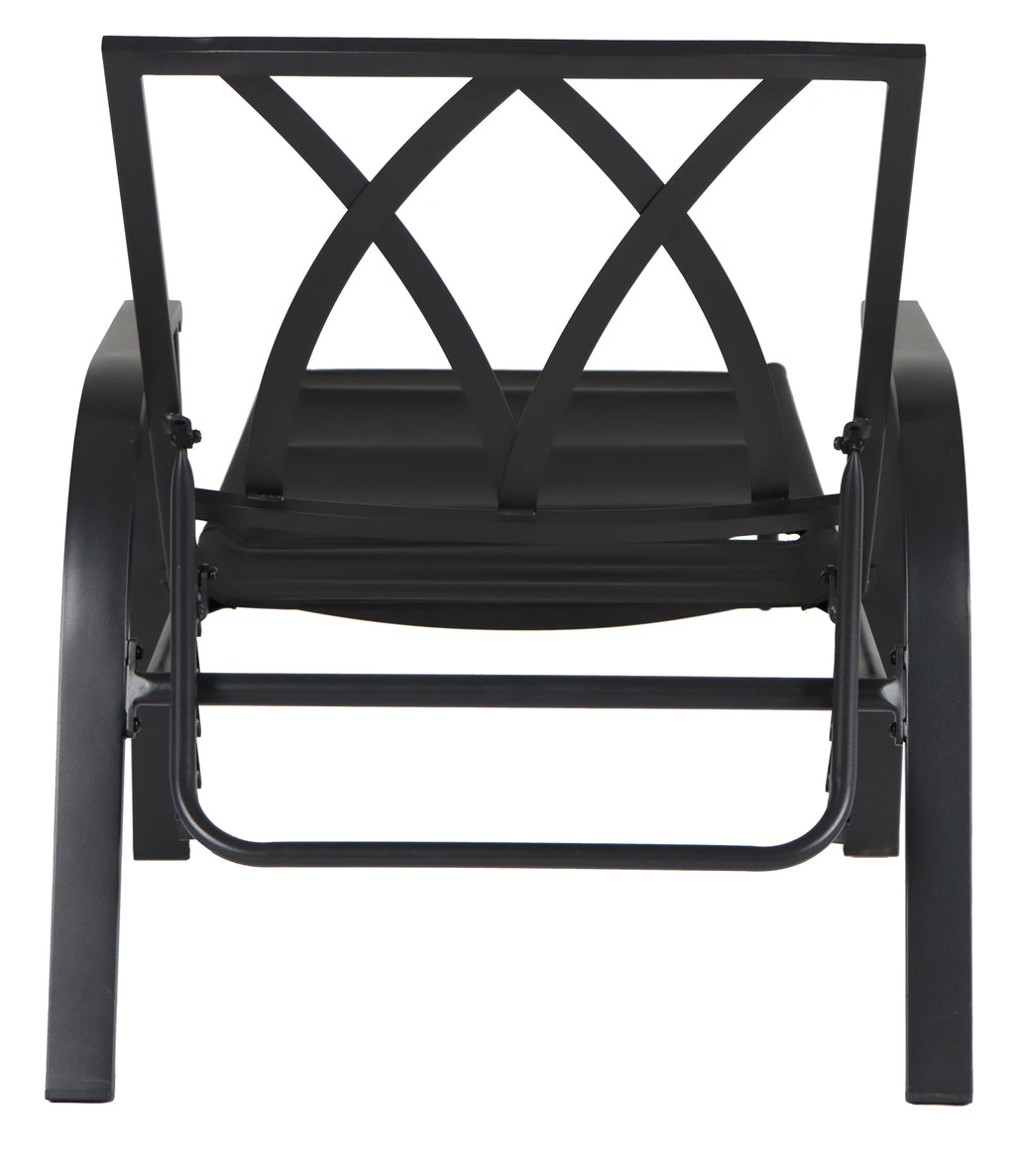 Red Cushion Steel Outdoor Chaise Lounge Q723679