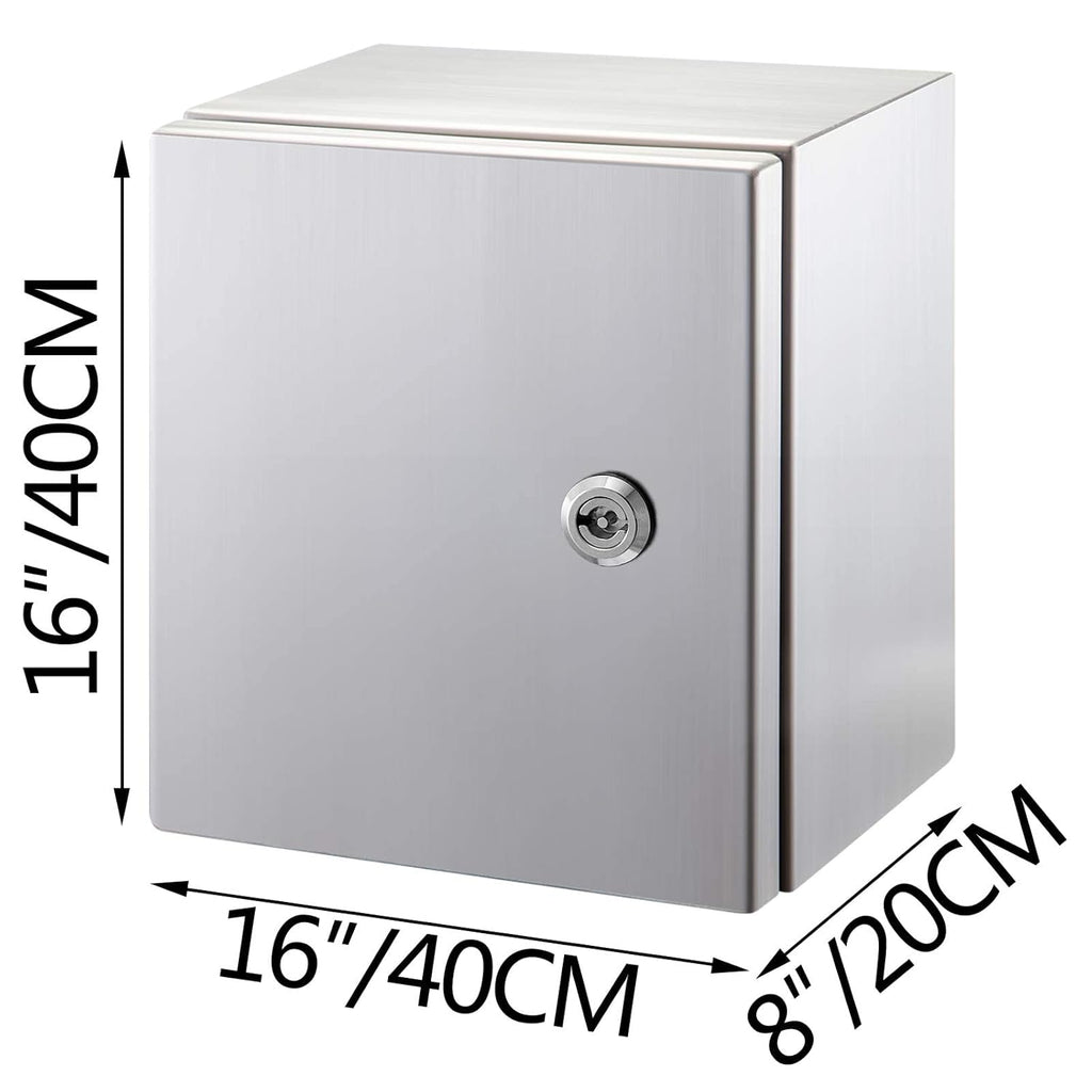 16 x 16 x 8'' NEMA 4X Steel Electrical Enclosure V3543