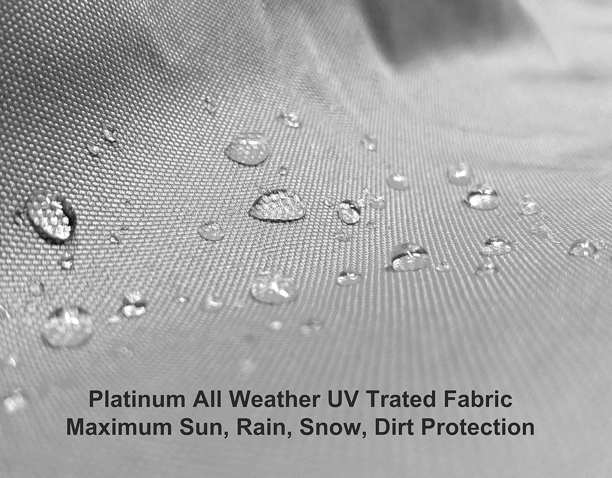 Weatherproof RV Cover for 32.5' - 35.5' Travel Trailer with Fleece Lining D148