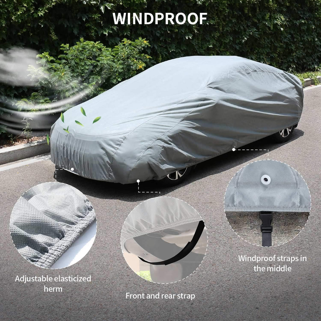 3 Layer Breathable Dust Proof Car Cover M106