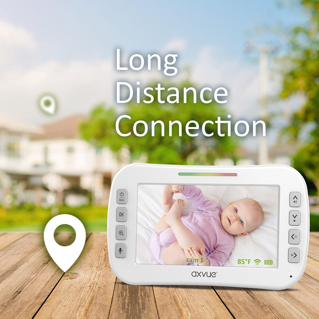 Video Baby Monitor 5 Screen 2 Cam Auto Night Vision X667770