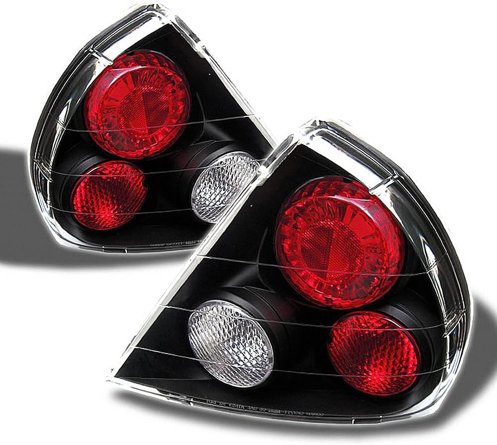 Black Rear Brake Tail Lights Assembly Left+Right S170844