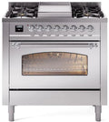 36 Dual Fuel Propane Gas Range Stainless Steel A8653