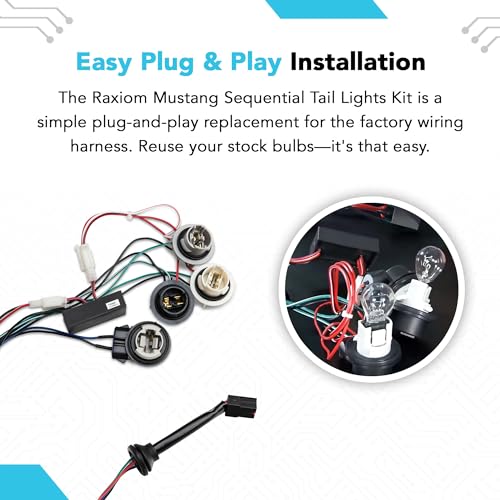 Tail Light Sequencer Harness Kit with Tuning Plug and Play Wire P3217