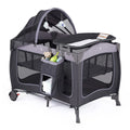 Portable Baby Play Yard with Wheels, Canopy, Changing Table L432574