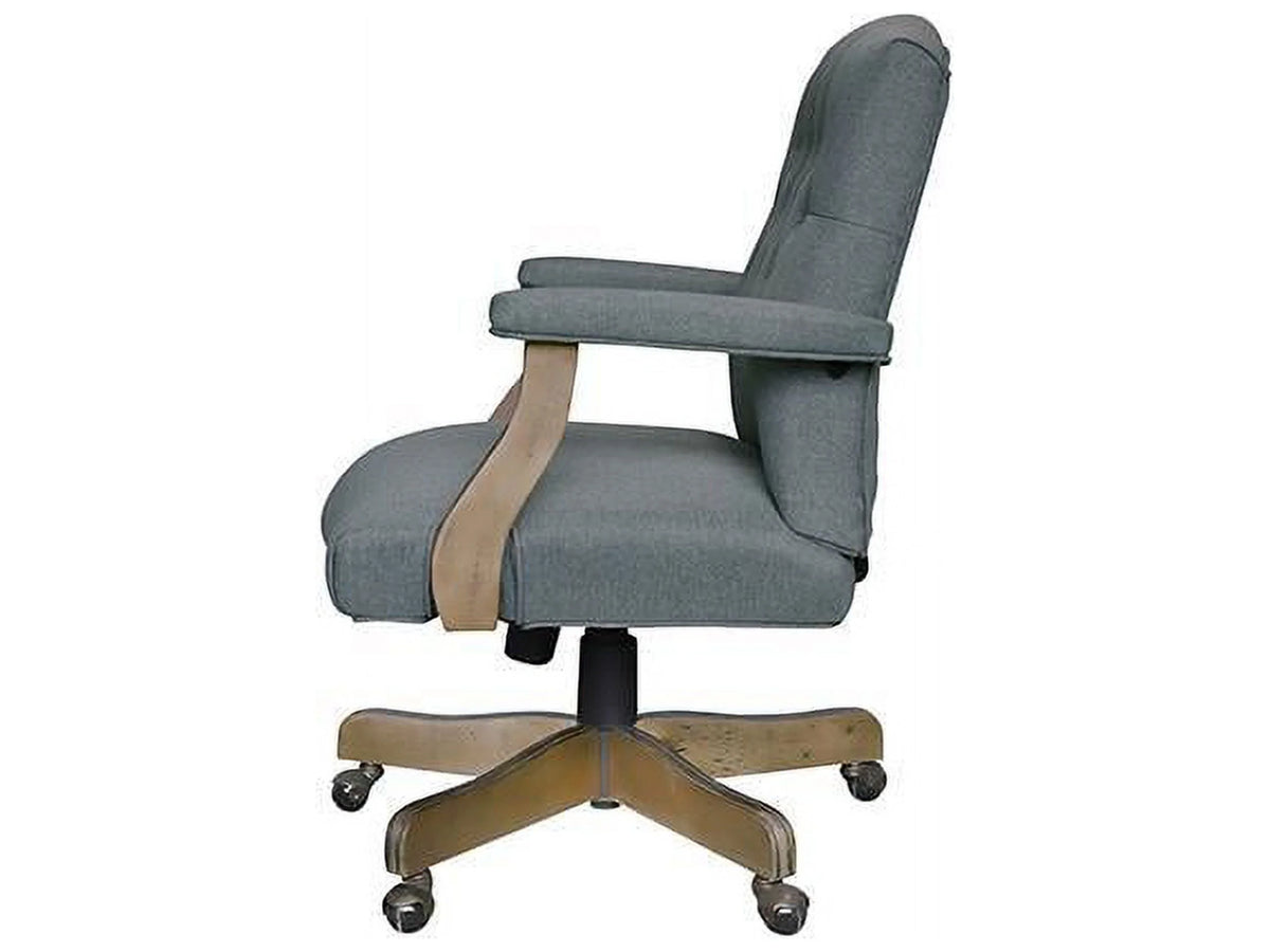 Medium Grey Linen Commercial Grade Chair L806887