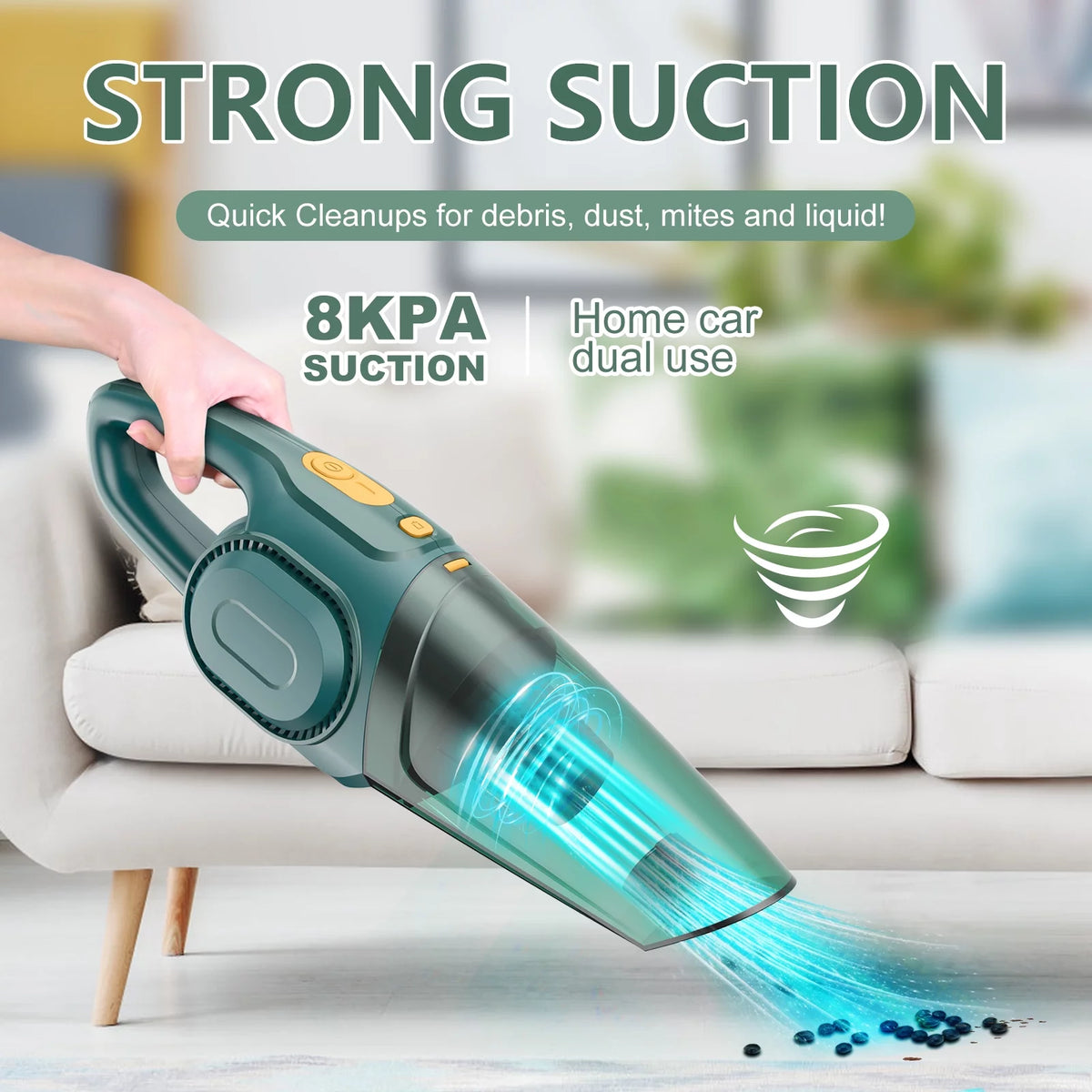 Hand Held Cordless Bagless Wet Dry Car Vacuum Cleaner I3042