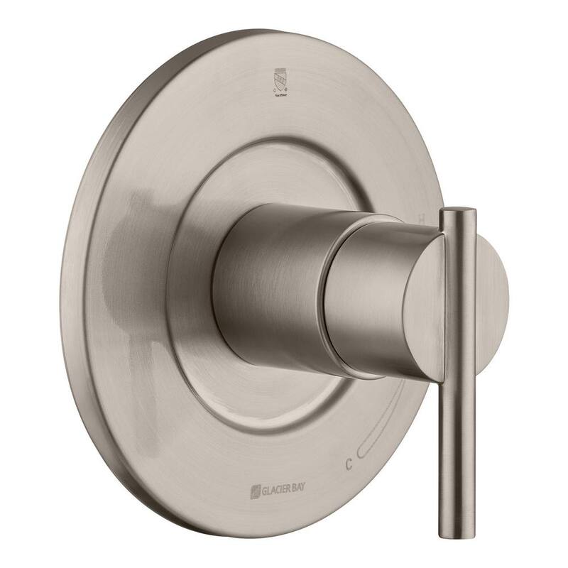 Single-Handle 1-Spray Tub and Shower Faucet 1.8 GPM Brushed Nickel A4198