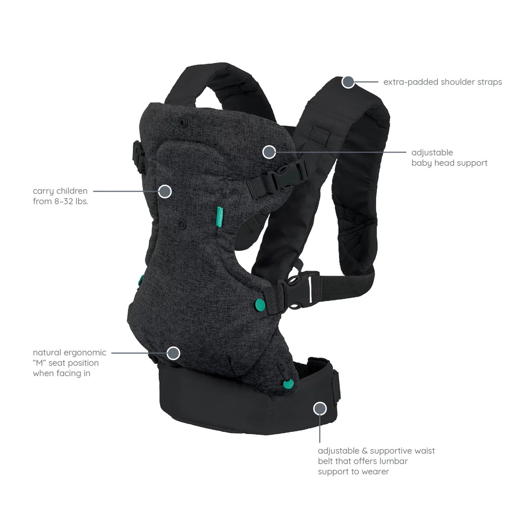 Convertible Baby Carrier 4-Position 8-32lbs Sandy Tan W613529