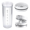 Personal Blender Jar with Drinking and Vacuum Lid in Silver X45785