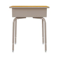 Student Desk with Open Front Metal Book Box M62886