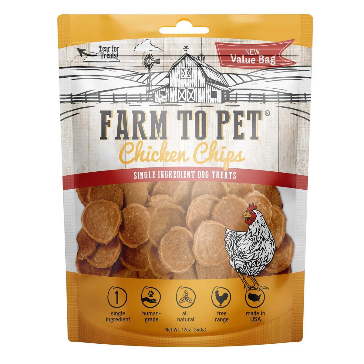 Chicken Chips Dog Treats Z75880