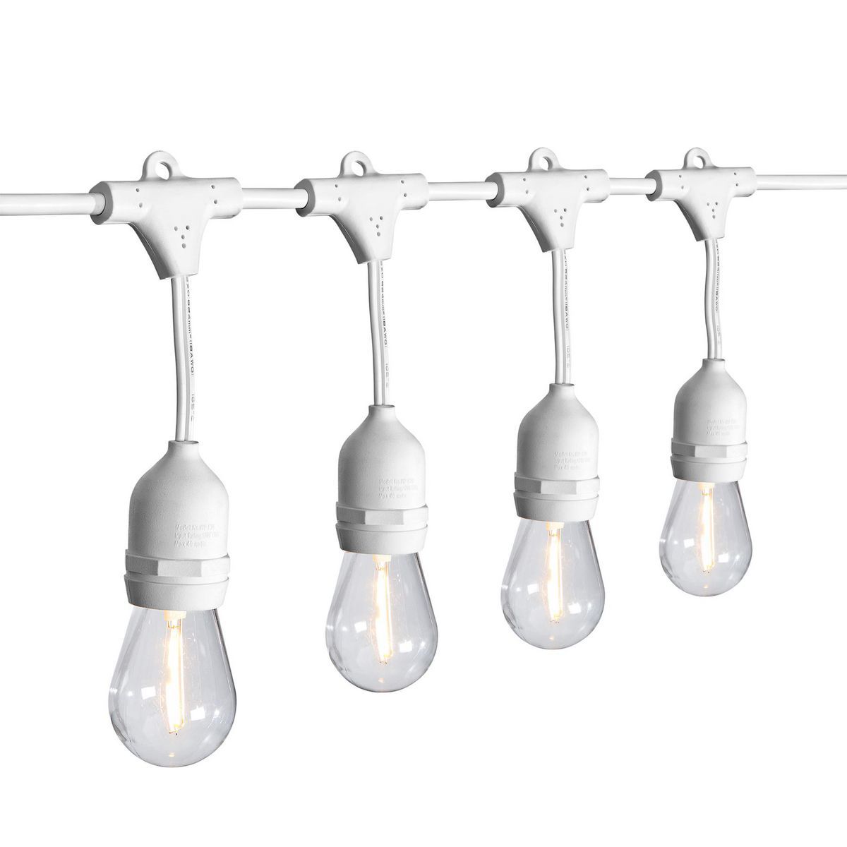 24 ft. White LED Outdoor String Lights T68565