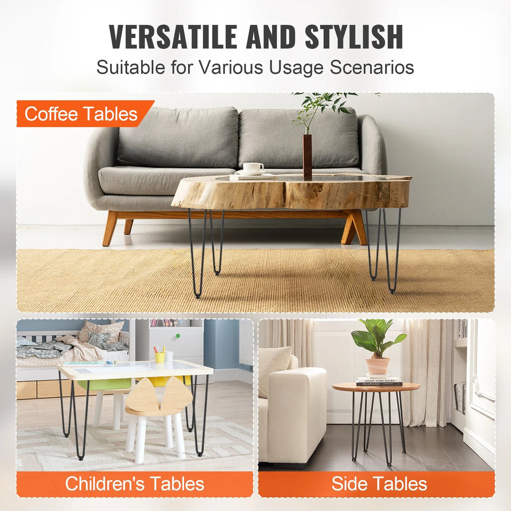 19" Solid Metal Heavy Duty Furniture Legs A45106