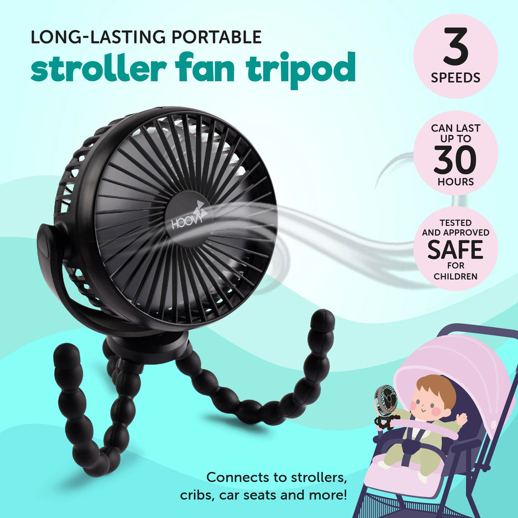 Portable Rechargeable Stroller Fan G7382
