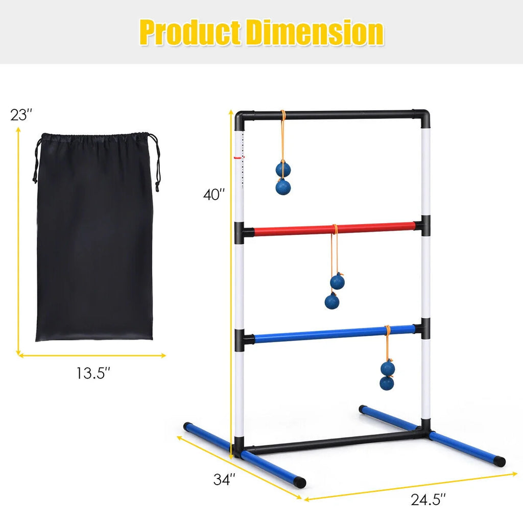 Ladder Ball Toss Game Set with Carrying Bag F570