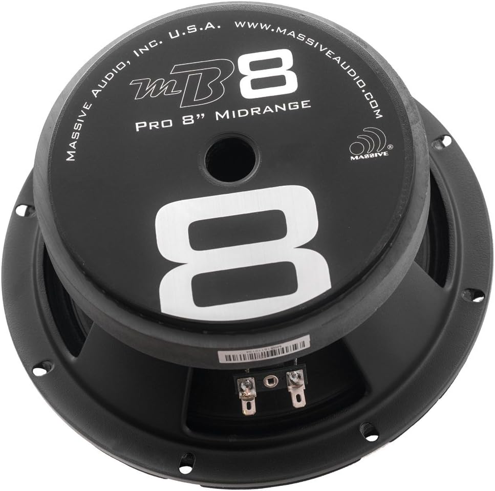 8 Inch 400 Watts 4 Ohm Midrange Midbass Speaker B826832