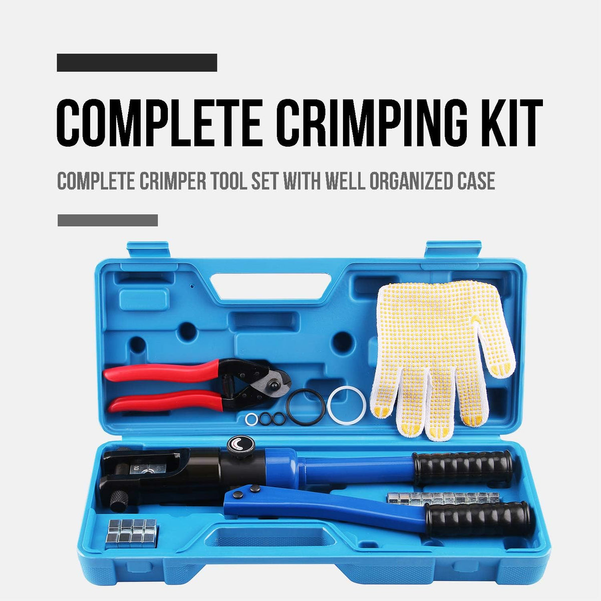 6 AWG to 4/0 AWG Hydraulic Cable Lug Crimping Tool U3527